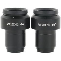 تصویر چشمی میکروسکوپ WF20X/12 قابل تنظیم 