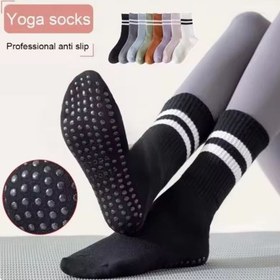 تصویر جوراب یوگا، پیلاتس ساقدار وارداتی -- Yoga & Pilates Socks 