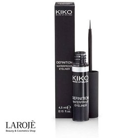 تصویر خط چشم ضدآب و با نوک مویی کیکو Kiko Kiko Milano Definition Waterproof Eyeliner