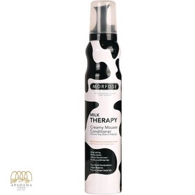 تصویر موس مو مورفوس مدل میلک تراپی Milk Therapy حجم 200 میل Morfose Milk Therapy Creamy Mousse Conditioner 200ml