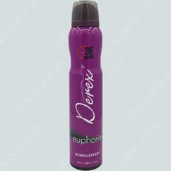 تصویر اسپری بدن زنانه ایفوریا 200میل درکس Derex women's euphoria body spray 200 ml