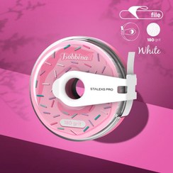 تصویر بیس سوهان دستی EXPERT-20 + دونات رول 8 متری سمباده یدک AT-180 استالکس 