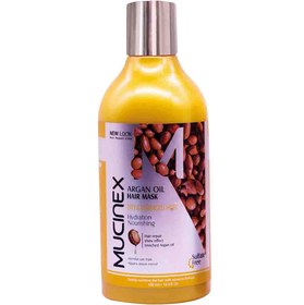 تصویر ماسک مو آرگان داخل حمام 500 میل ماسینکس Mucinex Hair Mask Argan Oil 500ml