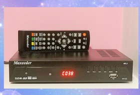 تصویر گیرنده دیجیتال مکسیدر MX-3 مدل 3012JL استوک انباری DVB-T2 - HEVC H.265 - FULL HD بدون کارتن با یک سال ضمانت