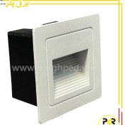 تصویر چراغ زیر پله توکار 3 وات مربع 