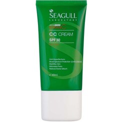 تصویر سی سی کرم رنگی متعادل کننده چربی پوست سی گل SPF30 