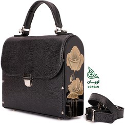 تصویر کیف چرم مجلسی فیروزه 