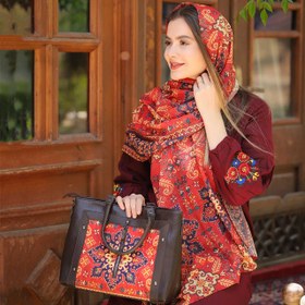 تصویر ست کیف و شال زنانه باران کد 16 Baran Women Bag and Shawl Set Code 16