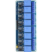 تصویر ماژول رله ۸ کاناله ۱۲ ولت 