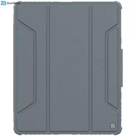 تصویر کیف کلاسوری تبلت اپل iPad Air 13 2024 - iPad Pro 12.9 2022 - 2021 - 2020 نیلکین مدل Camshield Bumper Nillkin Camshield Bumper Leather cover case Pro for Apple iPad Air 13 2024 - iPad Pro 12.9 2022 - 2021 - 2020