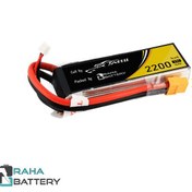 تصویر باتری tattu لیتیوم پلیمر 3 سل 2200mAh 25C 