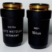 تصویر لنز میکروسکپ 10X لایتز آلمان Objective lenz10X