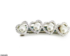 تصویر گل سر مرواریدی طرح قلب 