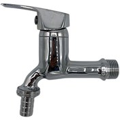 تصویر شیر حیاطی دسته اهرمی مدل متال سایز 1/2 - طوسی 