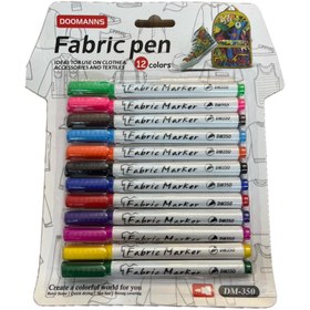 تصویر ماژیک پارچه ۱۲ رنگ 