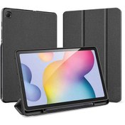 تصویر کیف کلاسوری هوشمند مناسب برای تبلت سامسونگ Samsung Galaxy Tab S6 Lite P615 با جای قلم 