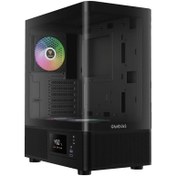 تصویر کیس کامپیوتر گیم دیاس Atlas E2 CG ARGB Mid Tower مشکی Gamdias Atlas E2 CG ARGB Mid Tower Black Computer Case