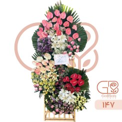 تصویر تاج گل شبکه‌ای کد 147 