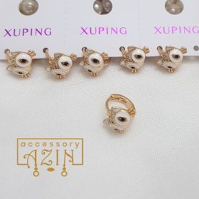 تصویر گوشواره طرح جغد ژوپینگ 