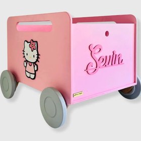 تصویر جعبه اسباب بازی متحرک طرح کیتی 