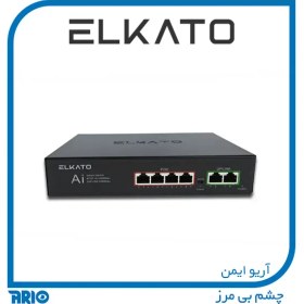 تصویر سوییچ شبکه الکاتو 4 پورت EL-1SB0420BP-65W 