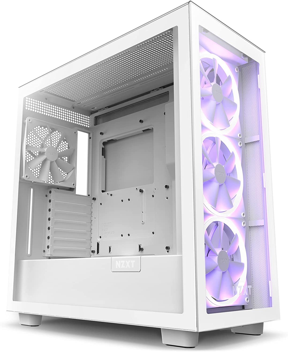  NZXT H9 Elite Dual-Chamber ATX Mid-Tower PC Gaming Case –  Includes 3 x 120mm F120 RGB Duo Fans with Controller– Glass Front, Top &  Side Panels 360mm Radiator Support Cable Management