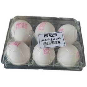 تصویر تخم مرغ 6 عددی 