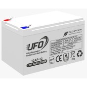 تصویر باتری سرب اسیدی ضد اشتعال 12 ولت 12 آمپرساعت UFO 12AP-12 