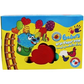 تصویر رنگ انگشتی 6 رنگ آریا Arya 