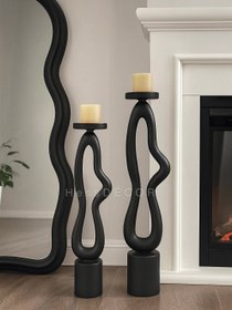 تصویر شمعدان کنار سالنی 