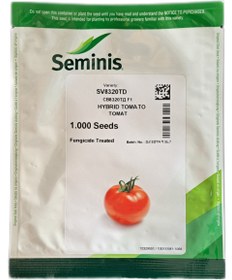 تصویر بذر گوجه سمینیس 8320 (SV8320) 1000 عددی سفارش تایلند | Seminis8320 Tomato 1000seeds 