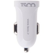 تصویر شارژر فندکی دو پورت TSCO TCG 11 + کابل میکرو یو اس بی ا TSCO TCG 11 2Port Car Charger + MicroUSB Cable TSCO TCG 11 2Port Car Charger + MicroUSB Cable