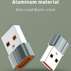 تصویر مبدل USB-C به USB الدینیو مدل LC150 Ldnio LC150 USB-C to USB Adapter