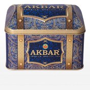 تصویر چای مشرقی سلطنتی اکبر (صندوقی آبی هدیه 250گرمی) 