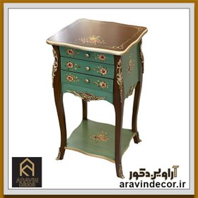 تصویر گل میز چوبی آریو 