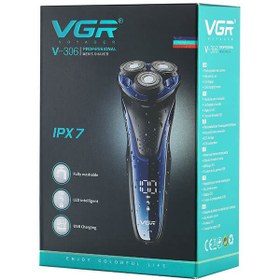 تصویر ریش تراش سه تیغ وی جی آر مدل V-306 V-306 VGR PROFESSIONAL men's shaver