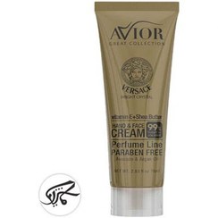 تصویر کرم مرطوب کننده دست وصورت اویور رایحه ورساچ برایت کریستال Avior Versach Bright Crystal 