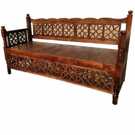 تصویر نیمکت سنتی 3 نفره (پس کرایه) 