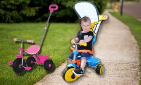 تصویر سه چرخه هنگ کونگ برند سه ستاره trike star Trike Star Kids Tricycle 15m+ Blue/Orange