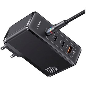 تصویر شارژر دیواری یوسمز مدل CC163 100W Usams charger model CC163 100W