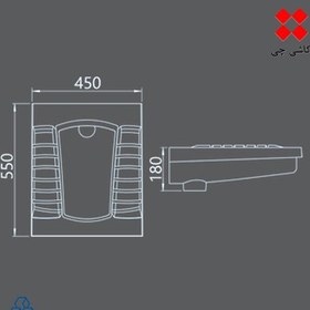 تصویر توالت زمینی آلپن تخت (بدون ریم) درجه 1 