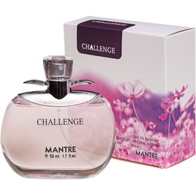 تصویر ادوپرفیوم زنانه Challenge حجم 50میل مانتره Mantre Eau De Parfum Challenge For Women 50ml