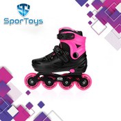 تصویر اسکیت کفشی YX 0153-2 همراه با لوازم ایمنی 