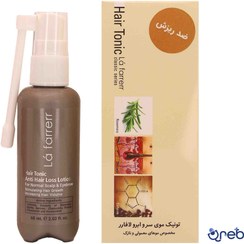 تصویر هیرتونیک تقویت کننده موی سر و ابروی معمولی لافارر ۶۰ میلی لیتر La Farrerr Hair Tonic For Normal Hair 60 ml