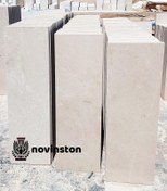 تصویر سنگ پله مرمریت هرسین درجه یک عرض 35cm، طول 100cm الی 140cm، ضخامت 3cm