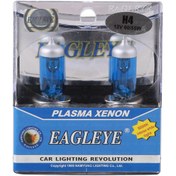 تصویر لامپ سه خار H4 عقاب ۶۰/۵۵ وات یخی 