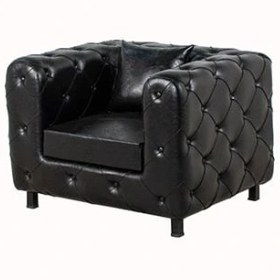 تصویر مبل راحتی چستر چرم 