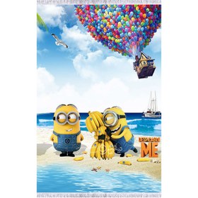 تصویر فرش کودک طرح مینیون ها DC6053 