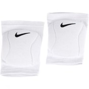 تصویر هد بند و مچ بند زنانه سفید برند nike N.VP.07.100 Unisex Dizlik - Streak Volleyball Knee Pad Ce M/L - N.VP.07-100