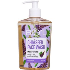 تصویر ژل شست و شوی صورت پوست چرب بیول Biol Face Wash Gel Chia Seed For Oily Skin 130ml